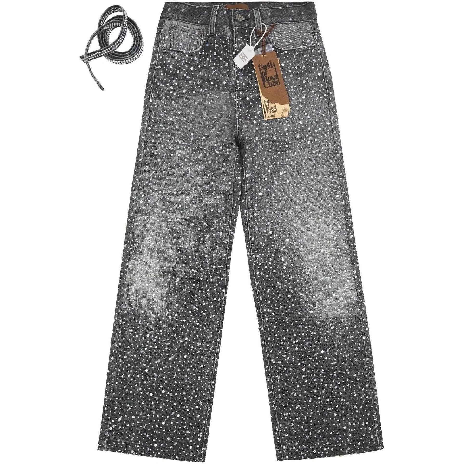 Birth Of Royal Child Diamond Jeans "Black"