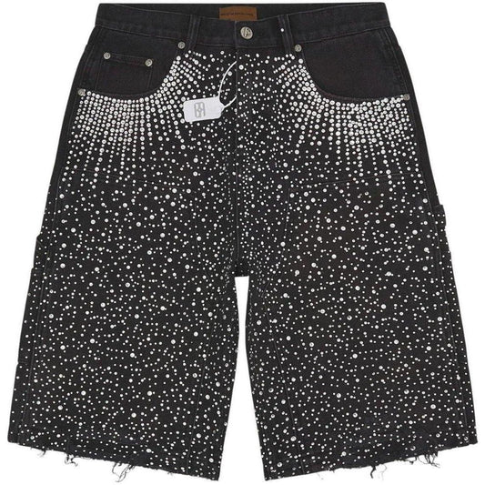 Birth Of Royal Child Diamond Jorts "Black"