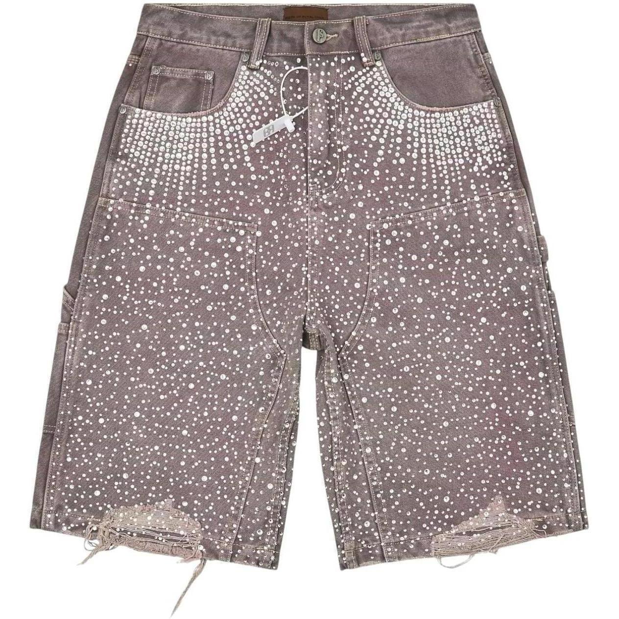 Birth of Royal Child Diamond Jorts "Brown"