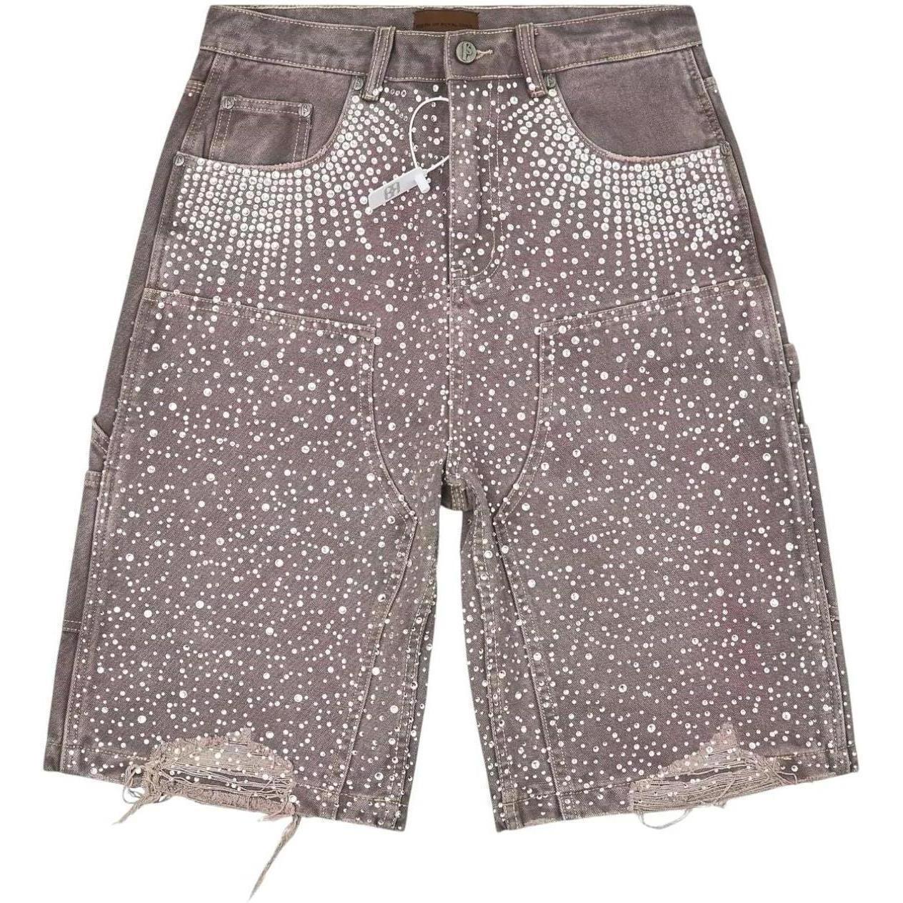 Birth of Royal Child Diamond Jorts "Brown"