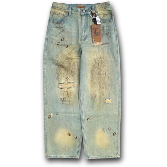 Birth of Royal Child Dirty Wax Jeans