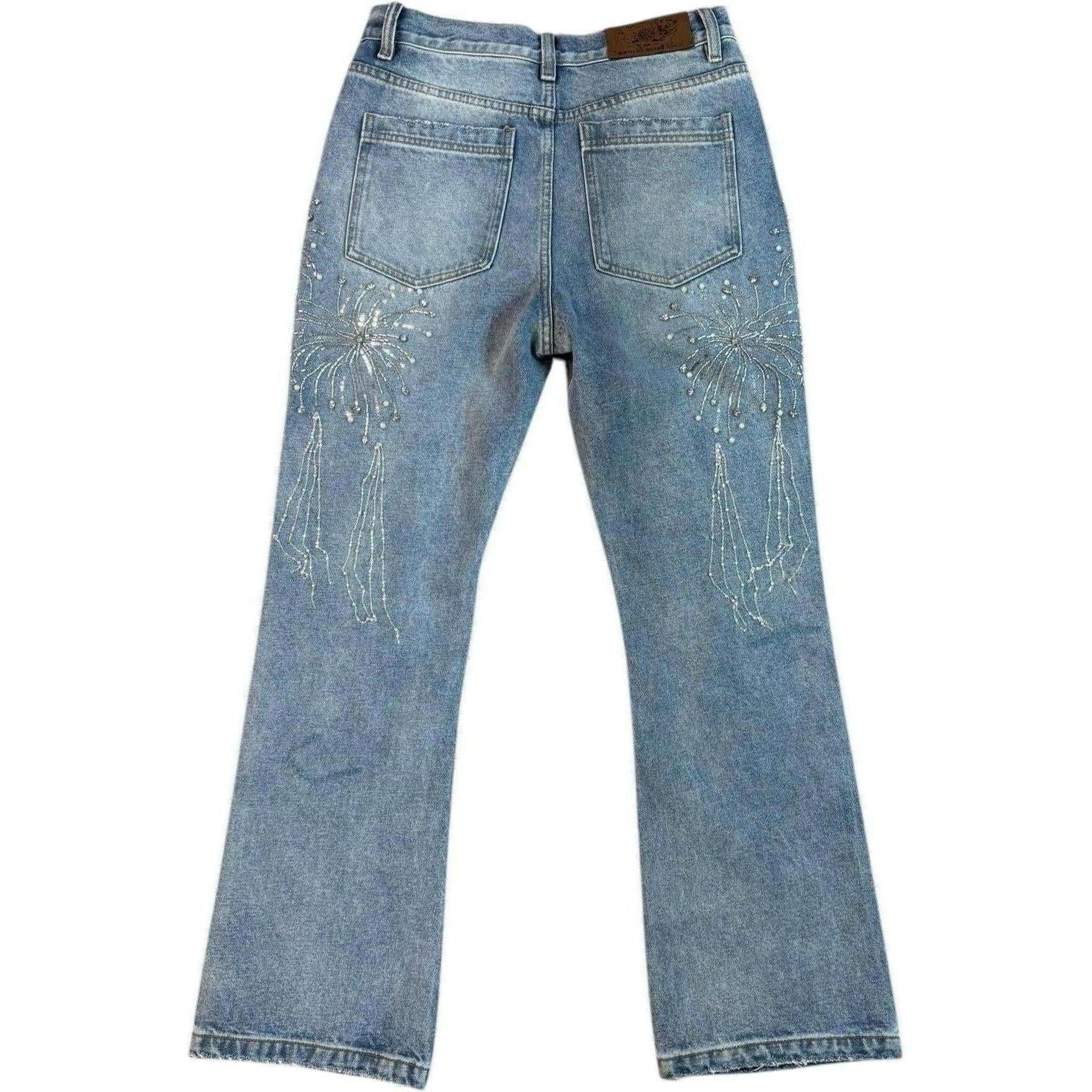 Birth of Royal Child Fireworks Wash Denim "Blue"