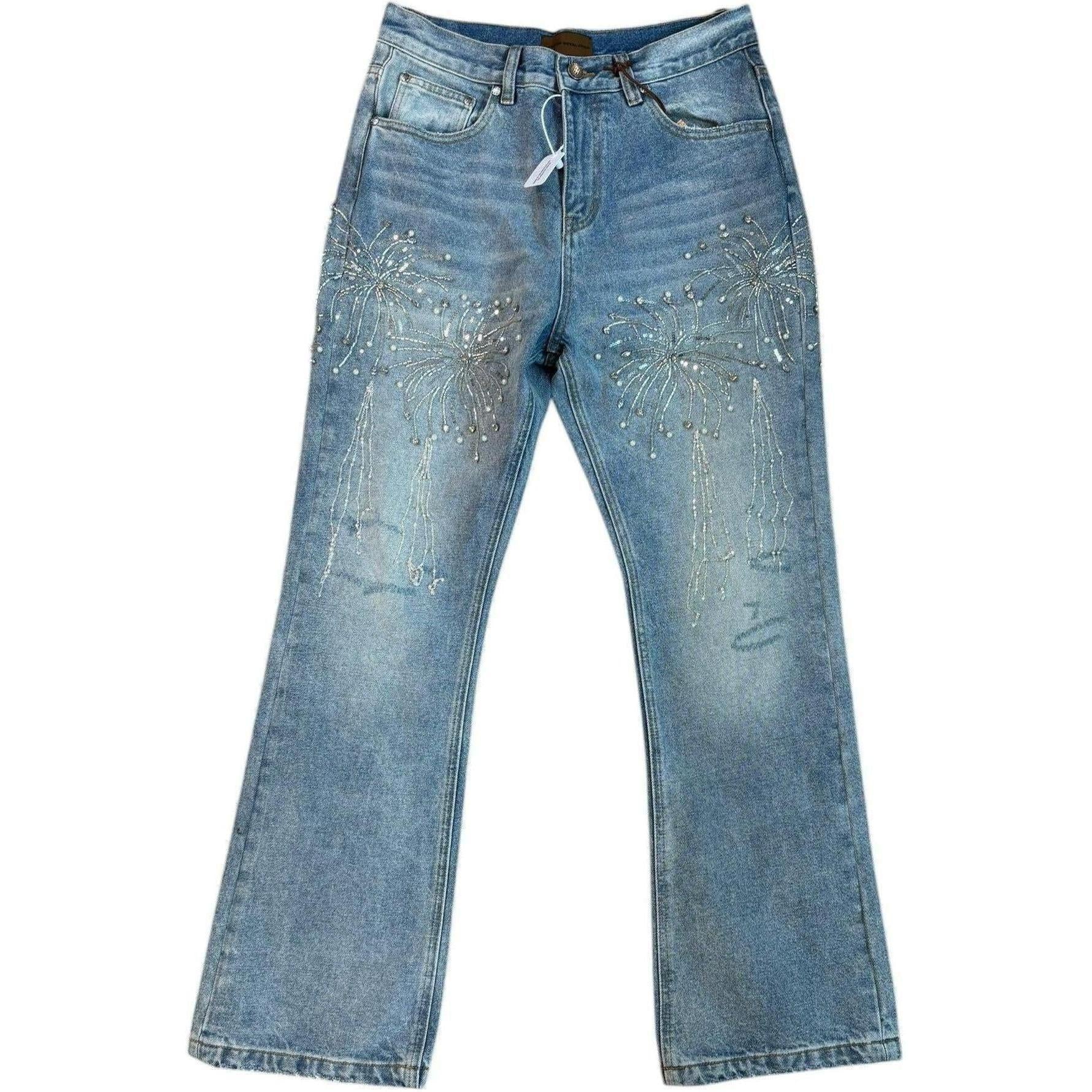 Birth of Royal Child Fireworks Wash Denim "Blue"