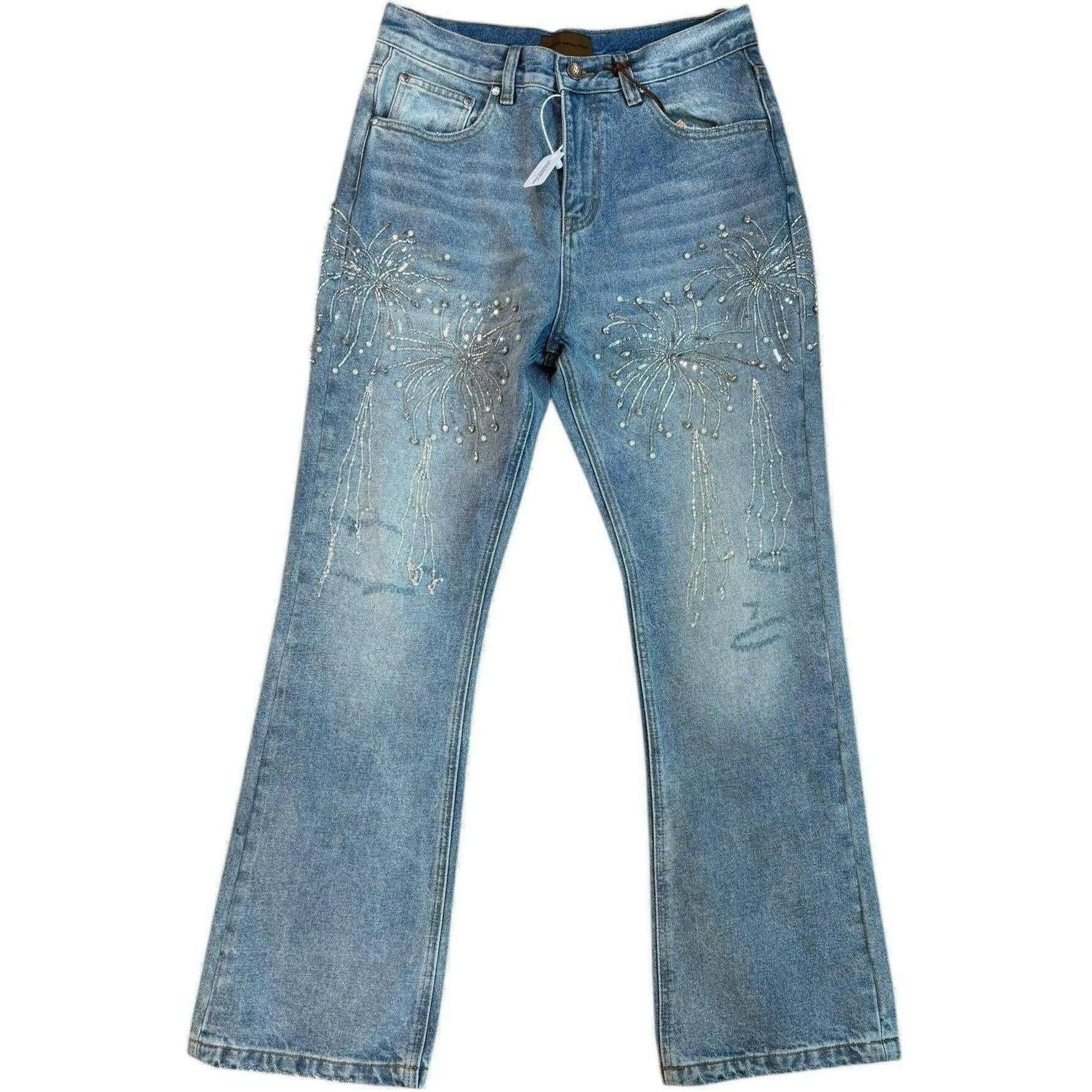 Birth of Royal Child Fireworks Wash Denim "Blue"