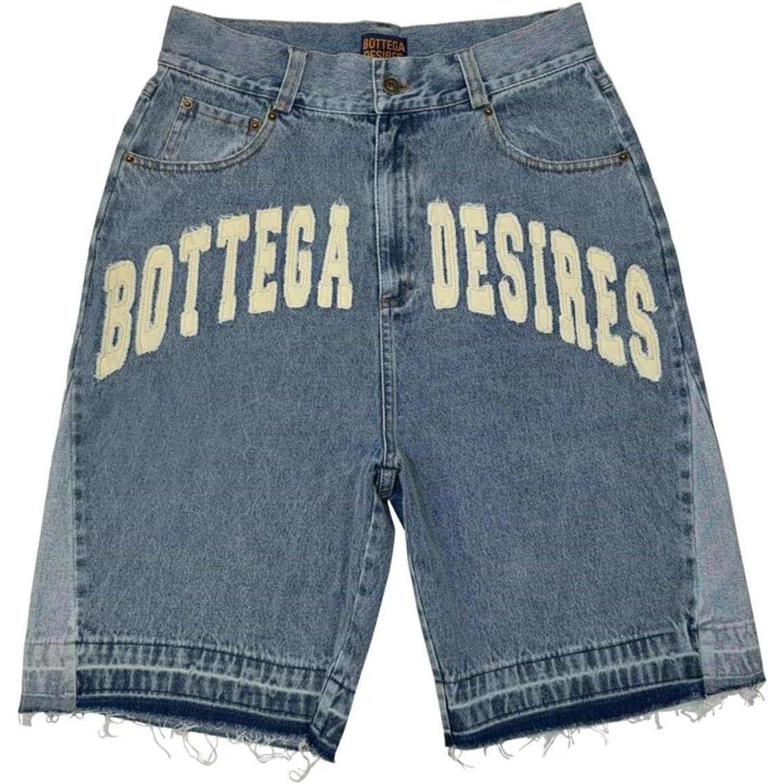 Bottega Desires Jean Shorts Lightwash