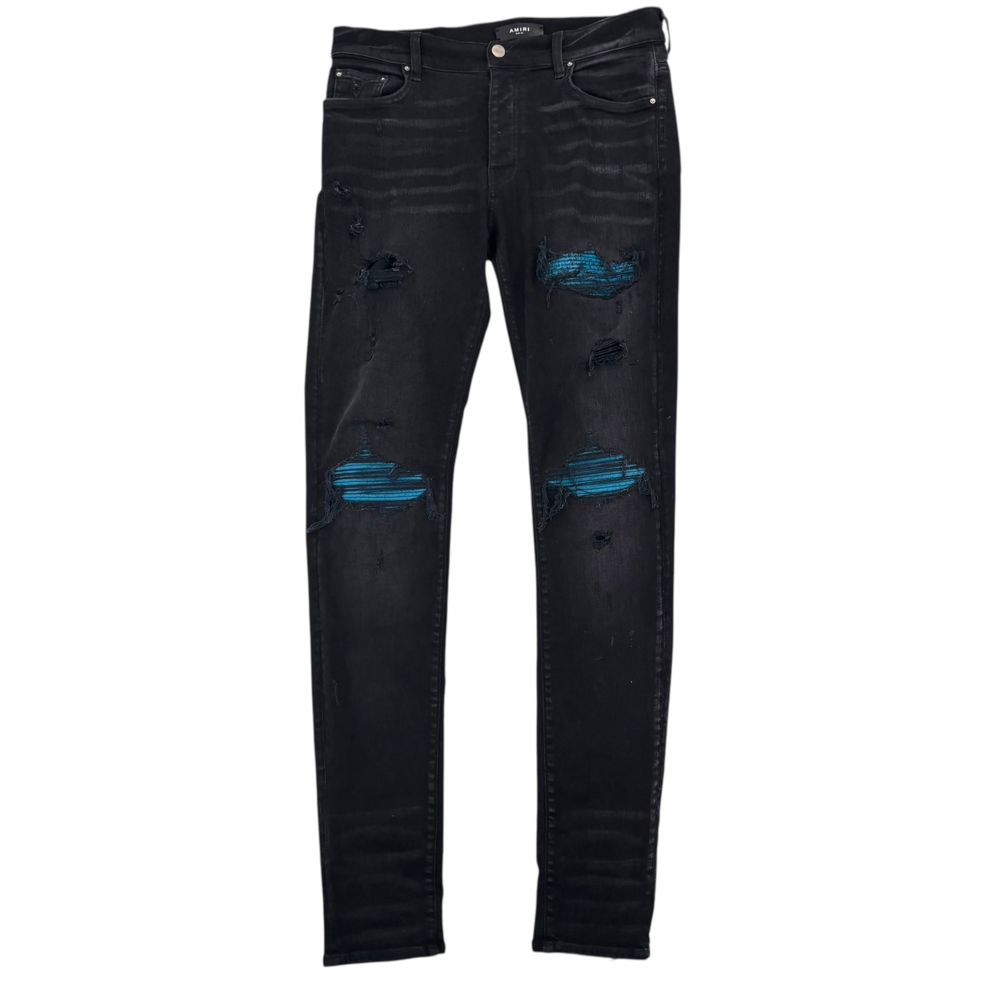 Amiri Mx1 Blue Ribbed - Lightly Worn