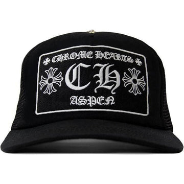 Chrome Hearts CH Aspen Exclusive Trucker Hat Black - Like New