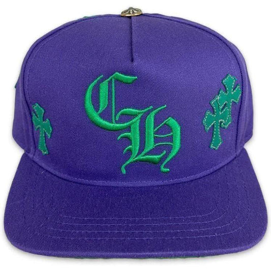 Chrome Hearts Cross Patch Hat 'Purple' - Lightly Worn