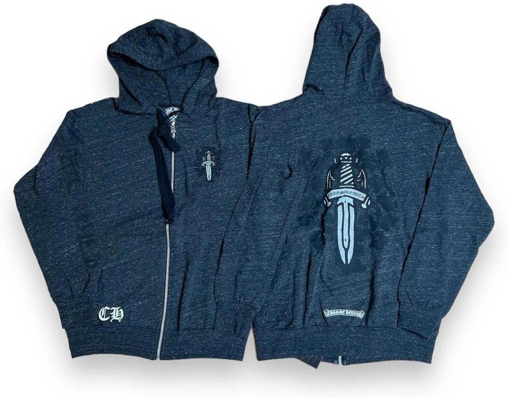 Chrome Hearts Dagger Zip-Up "Grey"