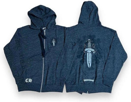 Chrome Hearts Dagger Zip-Up "Grey"