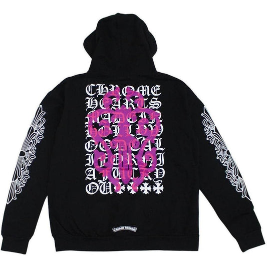 Chrome Hearts Eye Chart Dagger Hoodie Black - Lightly Worn