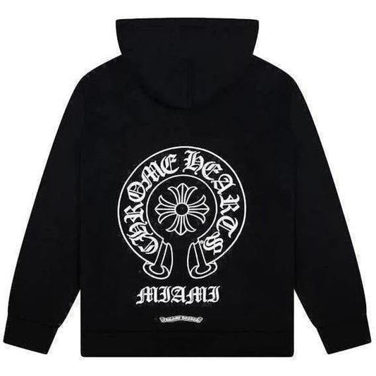 Chrome Hearts Horse Shoe Hoodie "Black"