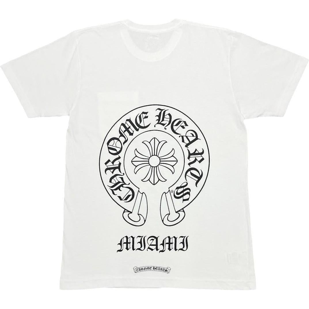 Chrome Hearts Horseshoe Miami Tee "White"