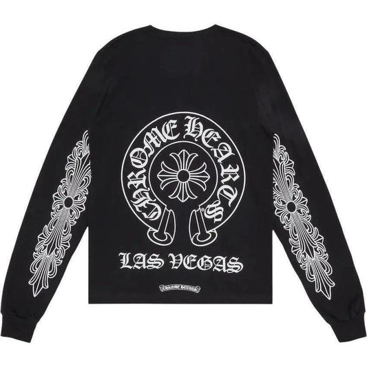 Chrome Hearts Las Vegas Exclusive L/S T-shirt Black - Lightly Worn