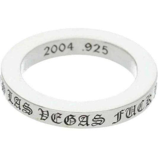 Chrome Hearts Las Vegas F You SIlver Ring