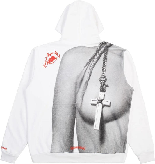 Chrome Hearts Laurie Lynn Stark Stamp Hoodie "White"
