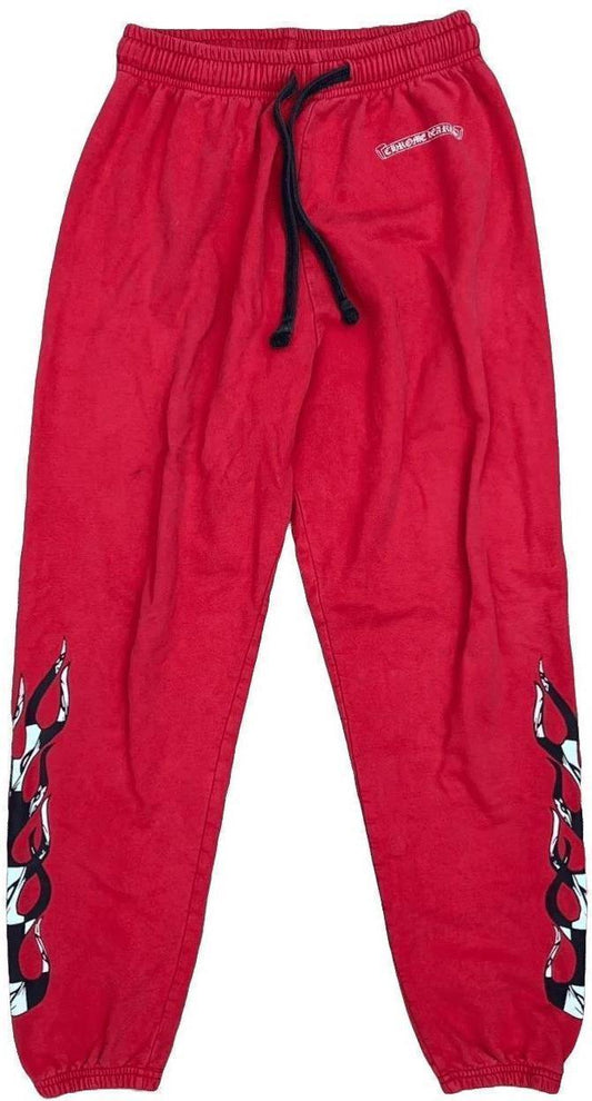 Chrome Hearts Matty Boy Brain Sweatpants "Red" - Like New