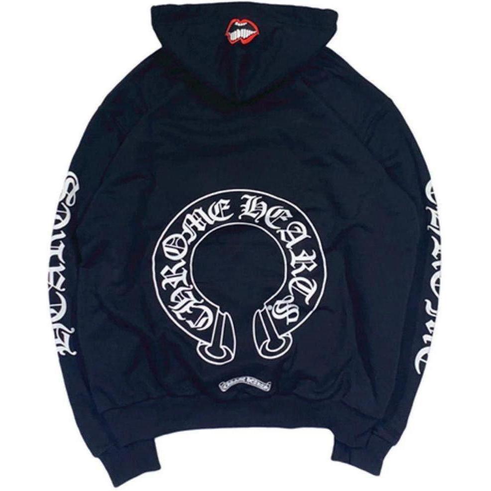 Chrome Hearts Matty Boy Chomper Horseshoe Hoodie Black