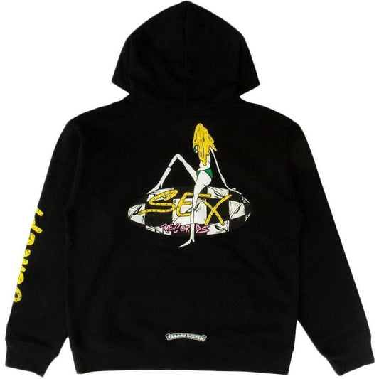 Chrome Hearts Matty Boy Sex Records Concept Hoodie Black - Lightly Worn