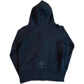 Chrome Hearts Single Leather Patch Zip Up Hoodie Black