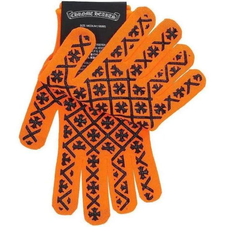 Chrome Hearts Work Gloves "Orange"