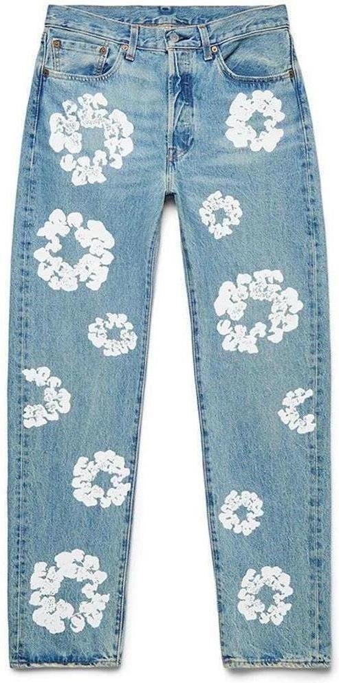 Denim Tears x Levi's Cotton Wreath Jean Light Wash