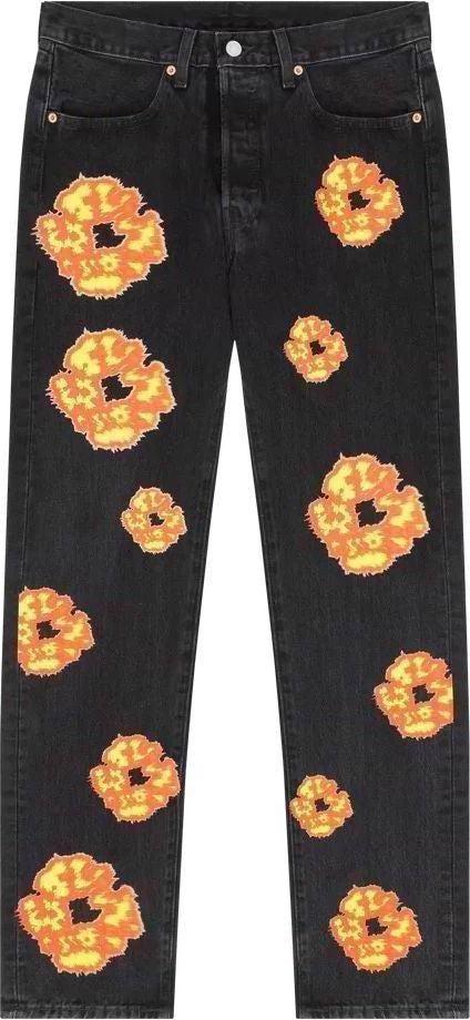 Denim Tears x Offset 501 Jeans Black