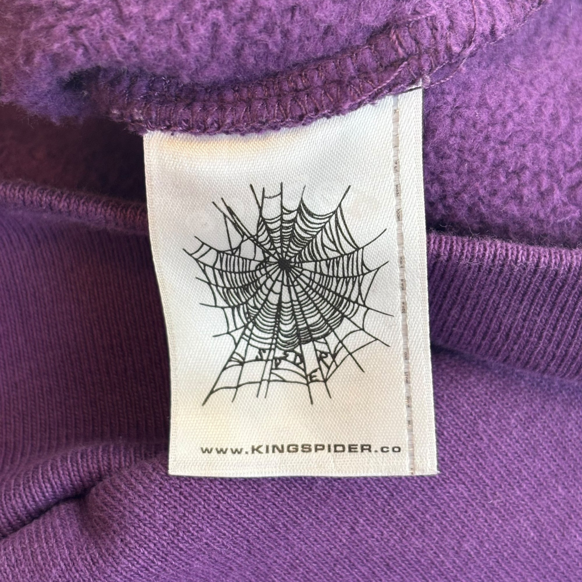 Sp5der Star OG Web V2 Hoodie Purple