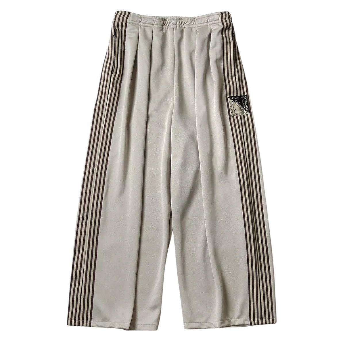 Kapital Wide Leg Track Pants "Tan"