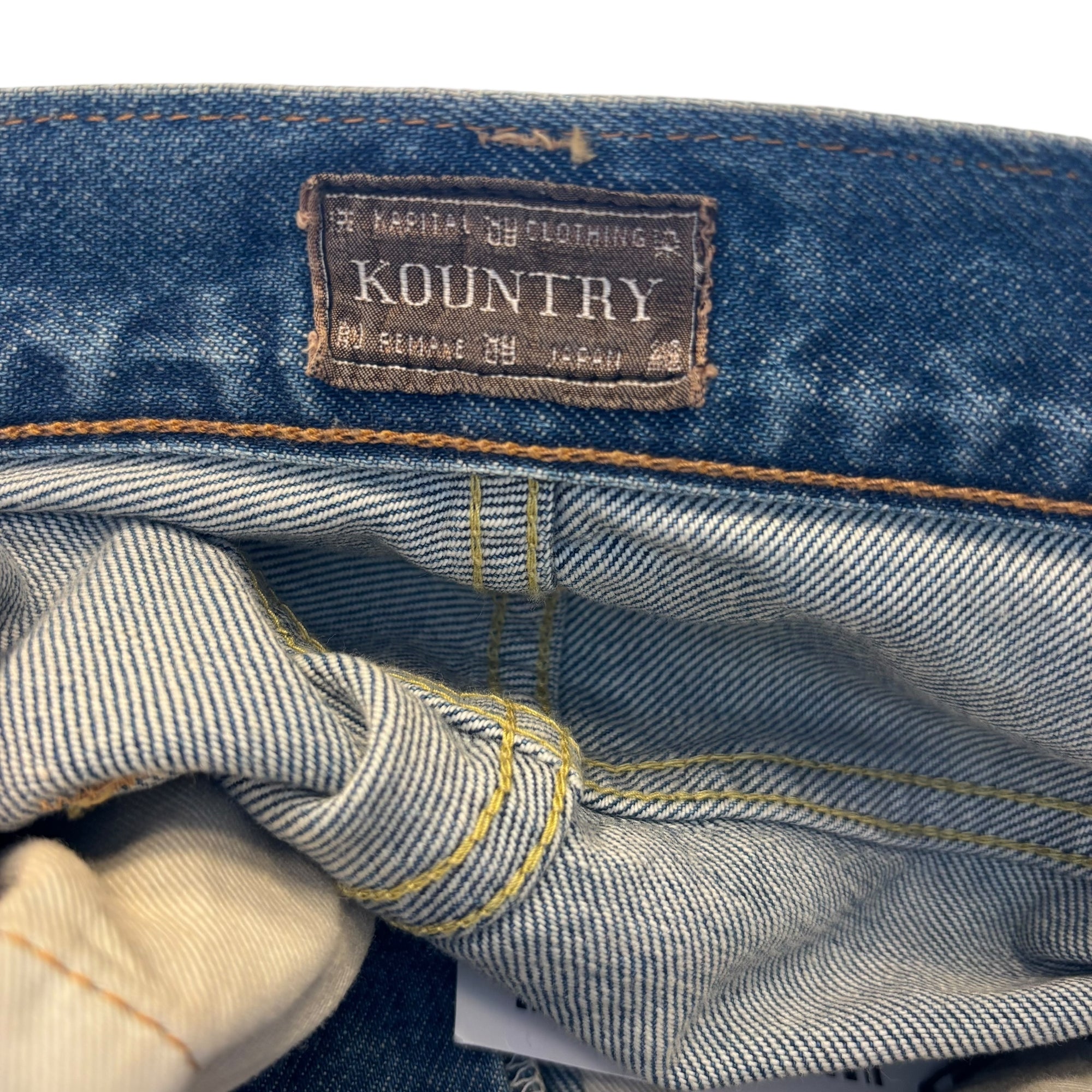 Kapital Bone Shorts &quot;Blue&quot;