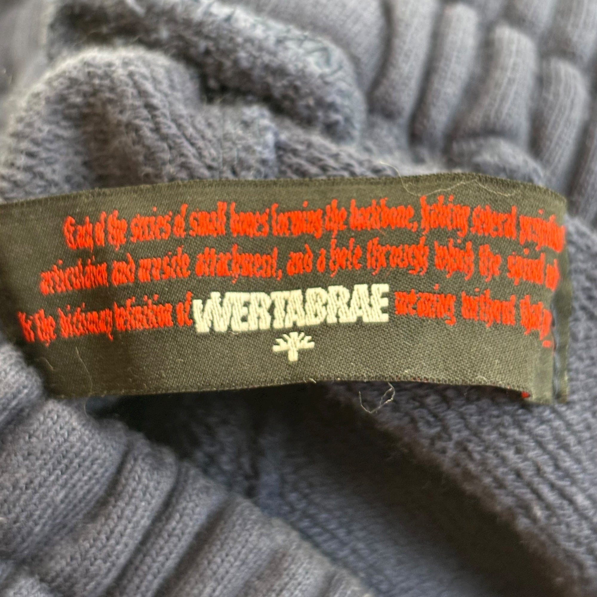 Vertabrae Single Leg Sweatpants &quot;Navy/Red&quot;