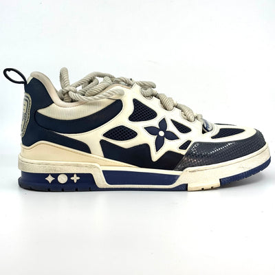 Louis Vuitton LV Skate Sneaker Marine White - Lightly Worn