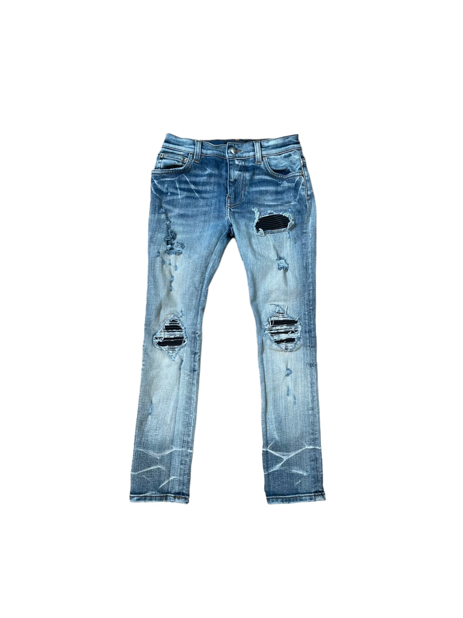 Amiri Kids Stacked MX-1 Jeans "Lightwash"