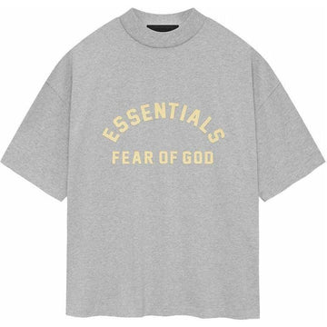 Fear of God Essentials Heavy Jersey Crewneck Tee Light Heather Grey
