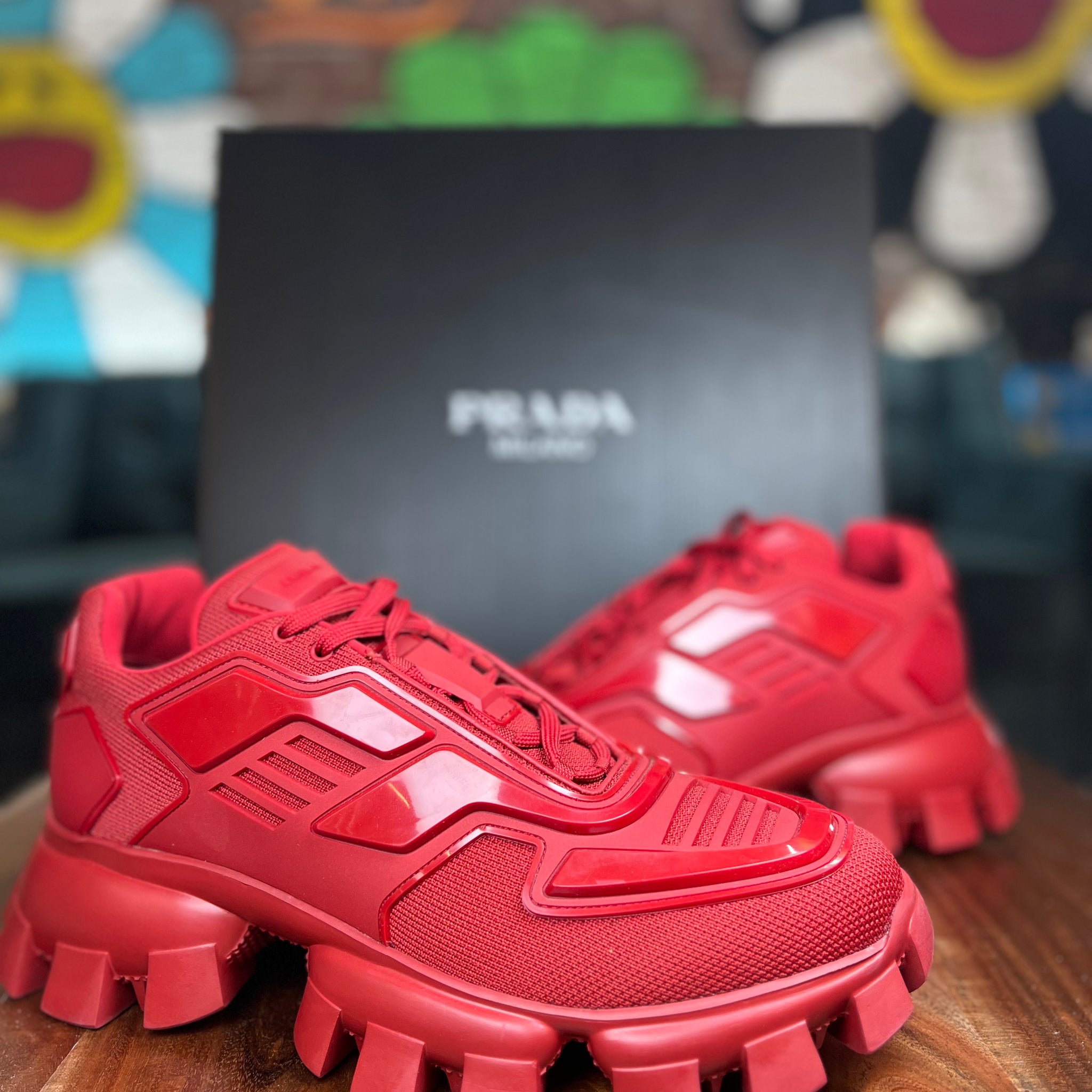 Prada Cloud Bust Sneaker "Red"