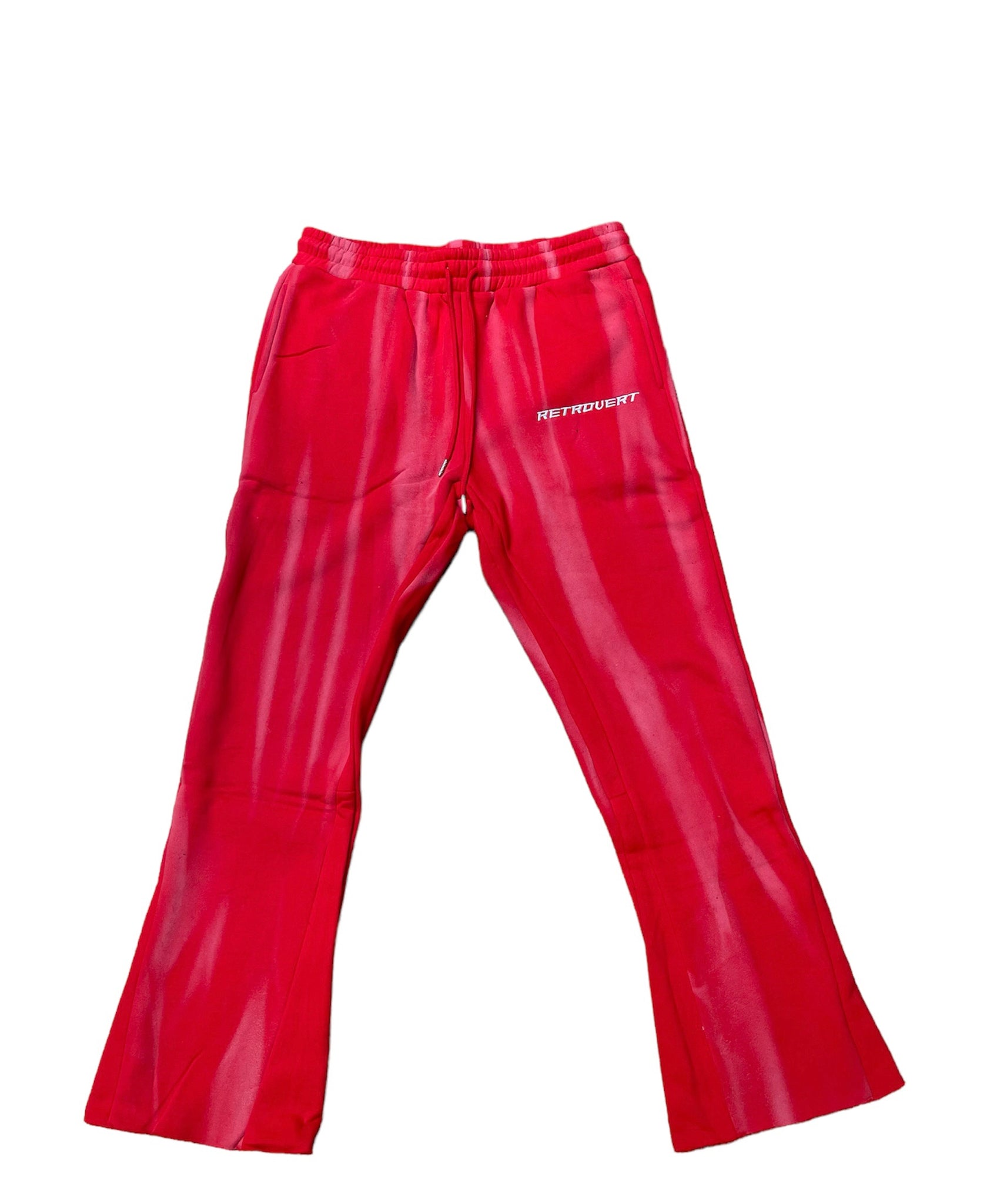 Retrovert Flare Pants "Red"
