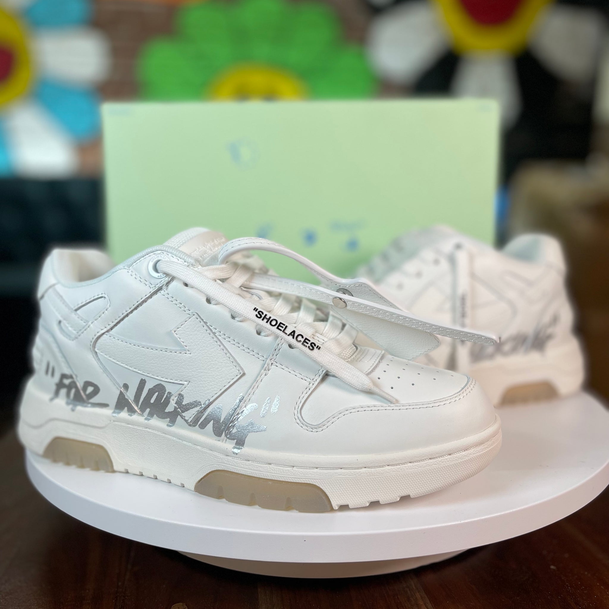 Off-White Out Of Office Sneaker "White/Silver"