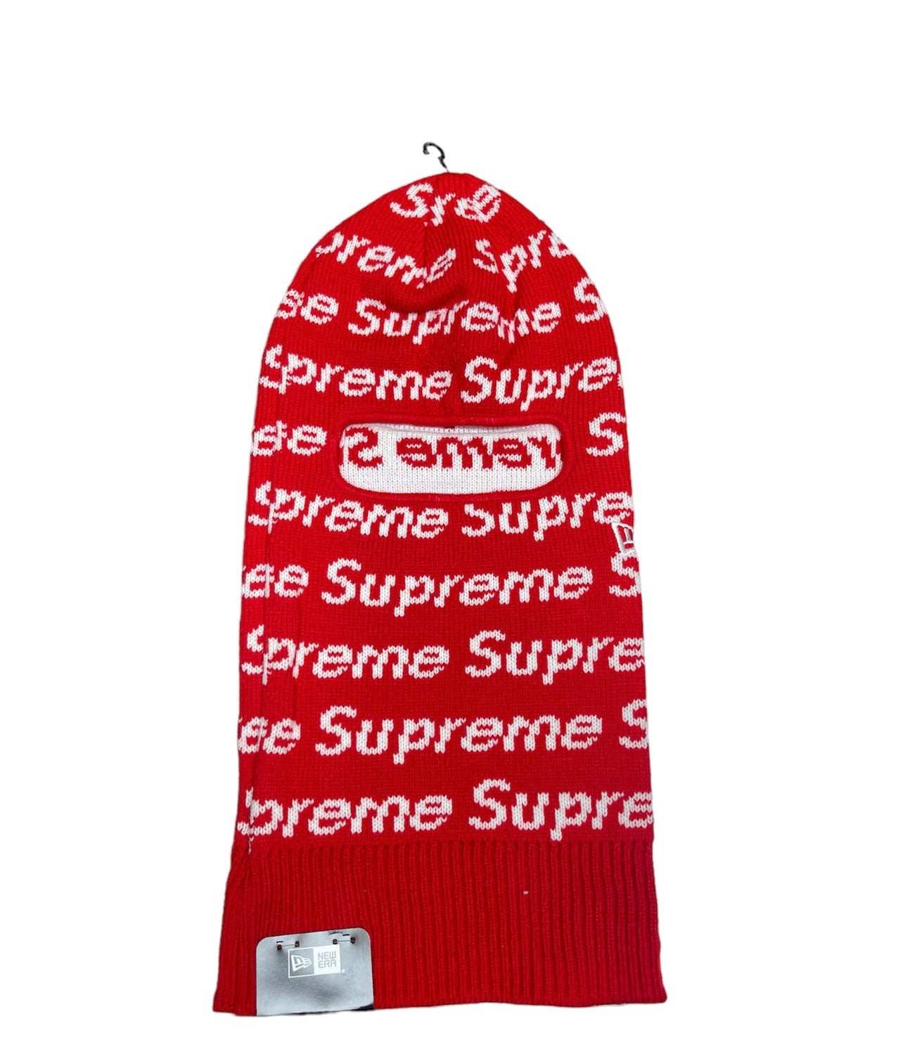 Supreme Knit Logo Balaclava "Red"
