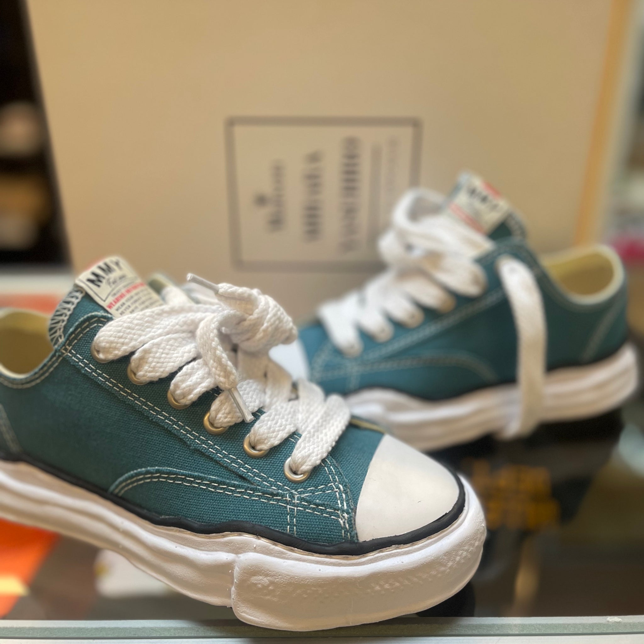Maison Mihara Melted Sneaker "Turquoise"