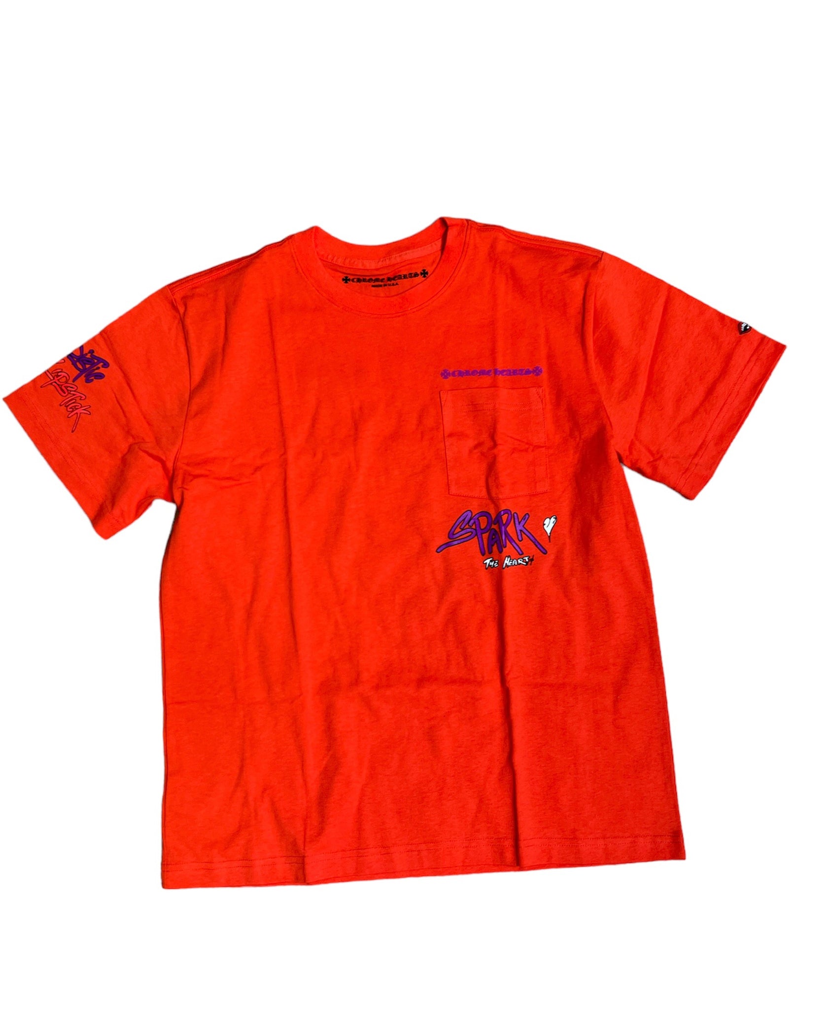 Chrome Hearts Spark The Heart Tee "Rover Red/ Purple"