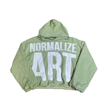 Billionaire Studios Normalize Art Hoodie "Green"