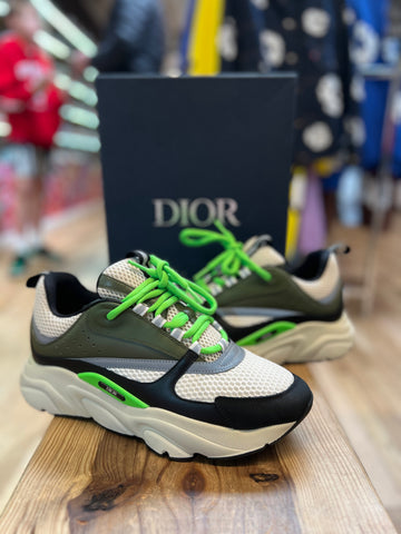 Dior B22 Sneaker "Military Green/White" (Pre-Owned/With Box/Size 43)