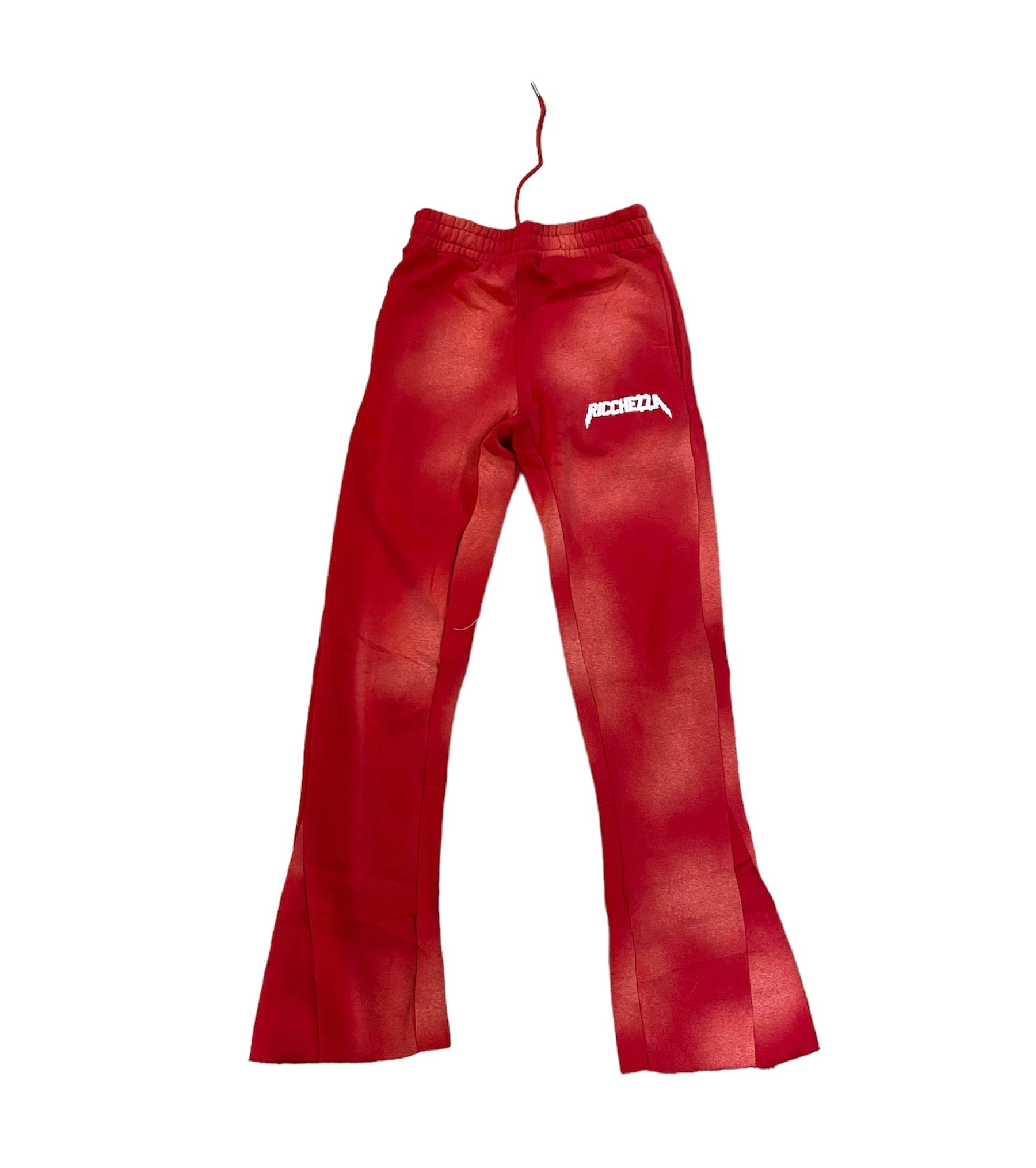 Ricchezza Flared Sweatpants "Red"