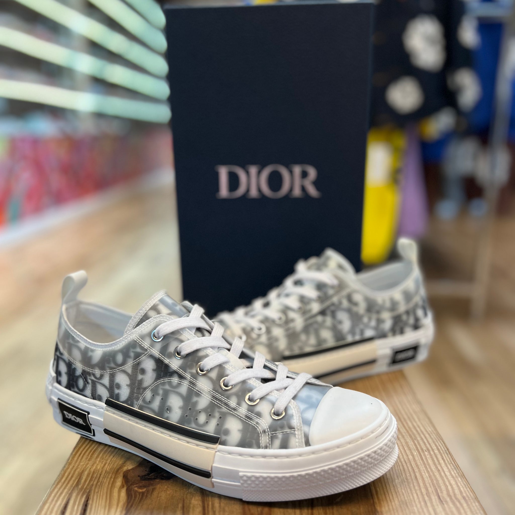 Dior B23 Low "Grey" (Pre-Owned)