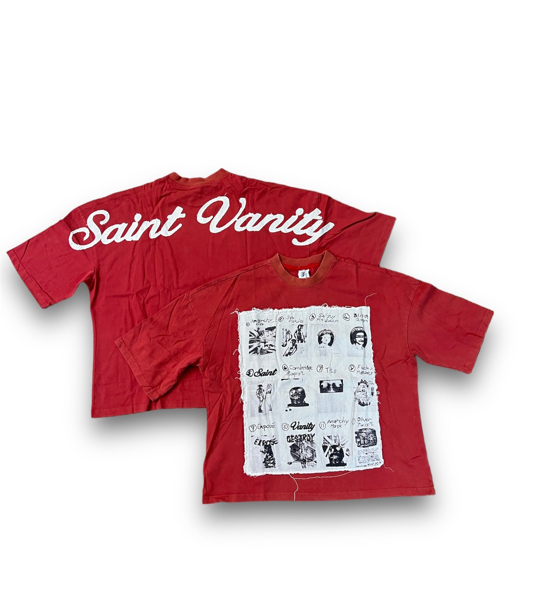 Saint Vanity Tee "Patch" Red