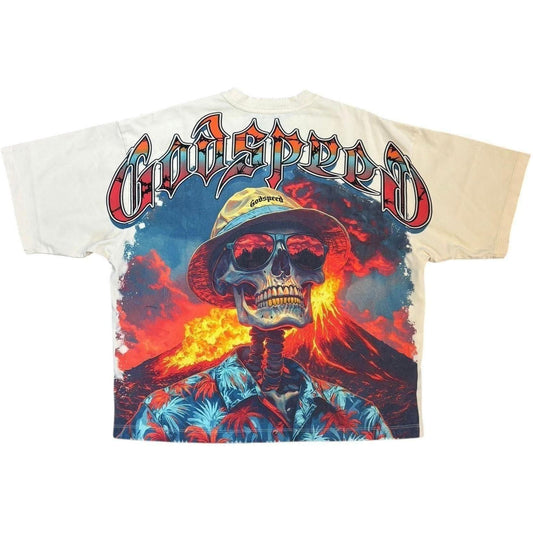 GodSpeed Natural Disaster Tee 'Bone'