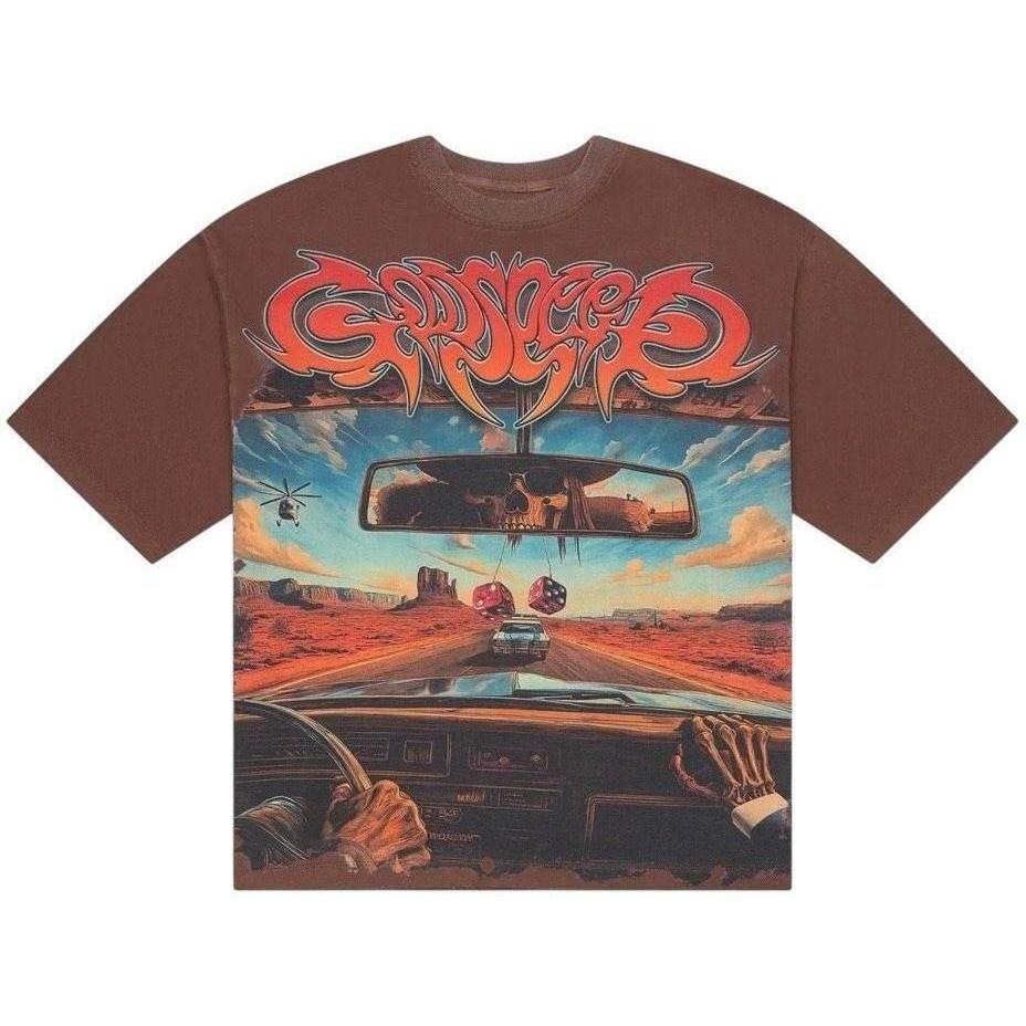 GodSpeed On The Run Tee 'Mocha'