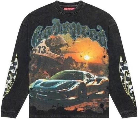 Godspeed Sunset Drift Tee "Black"