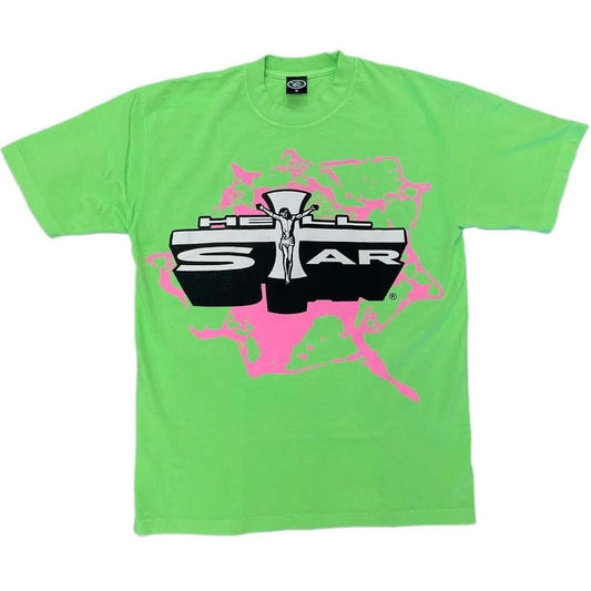 Hellstar Jesus Tee "Neon Green"