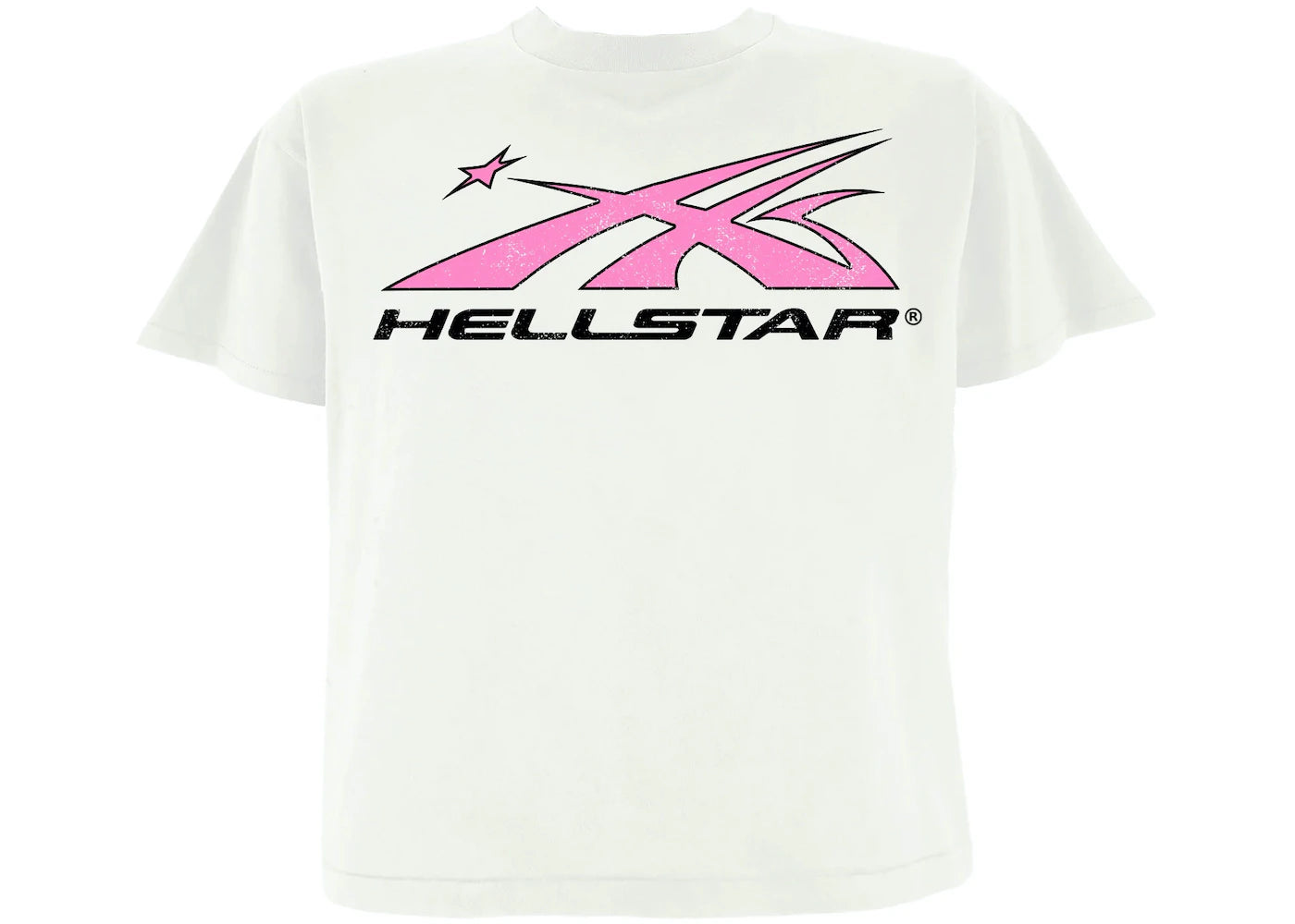 Hellstar Tee Logo "White/Pink"